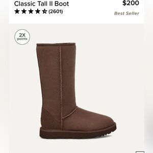 UGG Classic Tall II Boot in Burnt Cedar Size 7